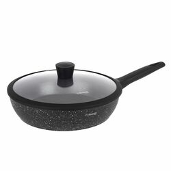 Patelnia na indukcję non-stick z pokrywką Starke Pro Sirius 28 cm głęboka