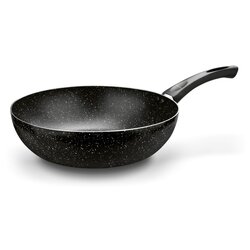 Patelnia WOK na indukcję Tadar Marmara Black 30 x 8,5 cm