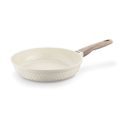 Patelnia z powłoką ceramiczną na indukcję Konighoffer Rosti 28 cm kremowa