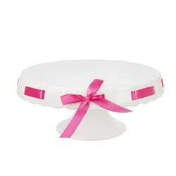 Patera ceramiczna Tadar Wstążka 25,5 x 11 cm okrągła róż