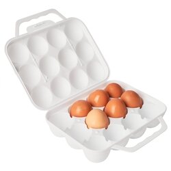 Pojemnik na jajka Plastic Forte 12 jaj biały