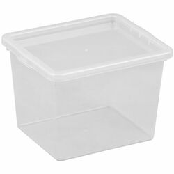 Pojemnik plastikowy do przechowywania Plast Team 20,5 x 17 x 14,5 cm przezroczysty