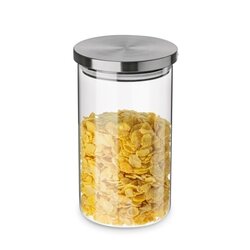 Pojemnik szklany z pokrywką na produkty sypkie Tadar Kimi 1000 ml