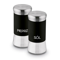 Przyprawniki kuchenne do soli i pieprzu Tadar 150 ml czarne