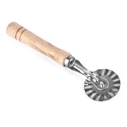 Radełko do ciasta z drewnianym uchwytem Tarmex 16 cm
