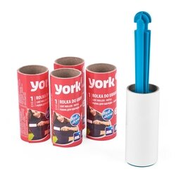 Rolka do czyszczenia ubrań z zapasem 4 wkładów York