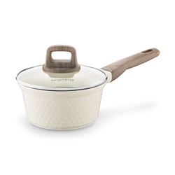 Rondel z powłoką ceramiczną na indukcję Konighoffer Rosti 18 cm 1,7 l kremowy