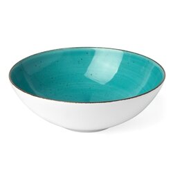 Salaterka porcelanowa Lubiana Boss 21 cm morska