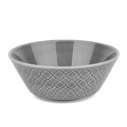 Salaterka porcelanowa Lubiana Marrakesz 15 cm szara