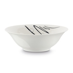 Salaterka porcelanowa na sałatkę Tadar Wstęga 17,5 cm