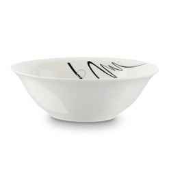 Salaterka porcelanowa na sałatkę Tadar Wstęga 20 cm