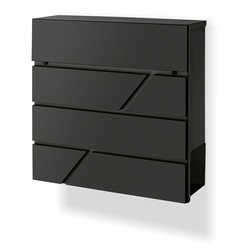 Skrzynka na listy Tadar Remo 37 x 37 x 11 cm ciemnoszara