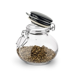 Słoik z klipsem i ceramiczną pokrywką Tadar 150 ml mix kolor&oacute;w