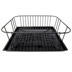 Suszarka do naczyń komorowa z tacką Ander 33 x 28 x 12 cm czarna