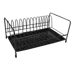 Suszarka do naczyń z tacką Ander Mini 31 x 18,5 x 13,5 cm czarna