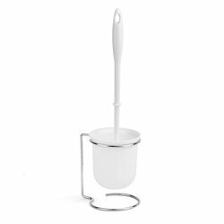 Szczotka do WC plastikowa Tadar 12 x 10 x 38 cm biała