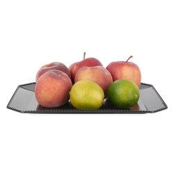 Taca plastikowa Hega 28 x 23 x 2 cm czarna