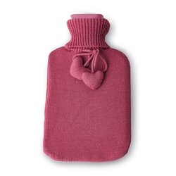 Termofor gumowy i pokrowiec Tadar Serduszka 1,5 l 33 x 20 cm