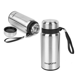 Termos pr&oacute;żniowy ze stali nierdzewnej z sitkiem Konighoffer Adventure 500 ml