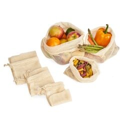 Woreczki bawełniane Tadar No Waste 6 szt. różne rozmiary