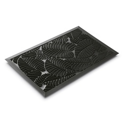 Wycieraczka pod drzwi wejściowa Tadar 45 x 75 cm czarna