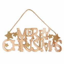 Zawieszka ścienna bożonarodzeniowa Tadar Merry Christmas 29 x 1 x 12,5 cm