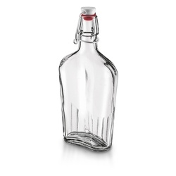 Butelka płaska z klipsem Tadar 450 ml