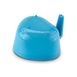 Cedzak durszlak kuchenny z rączką Great Plastic 26 x 22,5 x 11,5 cm niebieski