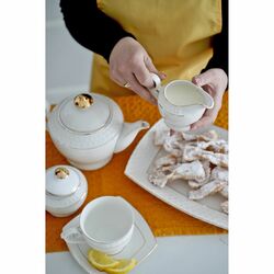 Cukiernica i mlecznik Tadar Etiuda porcelana NBC 280 ml/250 ml