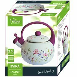 Czajnik emaliowany retro Tadar Evika 2,3 l