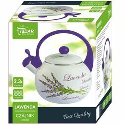 Czajnik emaliowany retro Tadar Lawenda 2,3 l