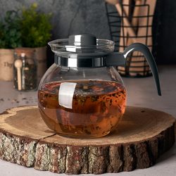Dzbanek do herbaty ze szkła żaroodpornego Termisil Maja 1,5 l kula