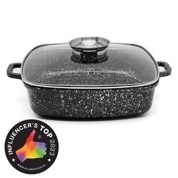 Garnek ceramiczny Konighoffer Kingstone 28 cm kwadratowy z aromatyzerem