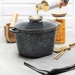 Garnek ceramiczny wysoki Konighoffer Kingstone 6,5 l okrągły z aromatyzerem