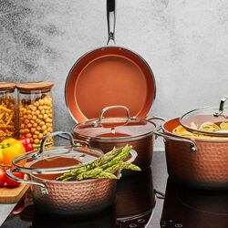 Garnek na indukcję z powłoką nieprzywierającą Starke Pro Glossy Copper 1,6 l