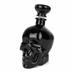 Karafka do whisky Tadar Scull 750 ml czarna