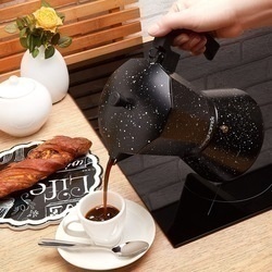 Kawiarka włoska KonigHOFFER Black Granite Marble 720 ml