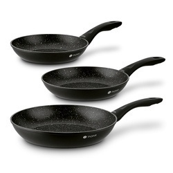 Komplet 3 patelni nieprzywierających Tadar Erlan 20 24 28 cm indukcja