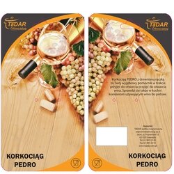 Korkociąg do wina Tadar Pedro z drewnianą rączką