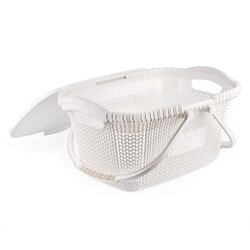 Koszyk Violet House Rattan 32,5 x 47 x 22 cm biały