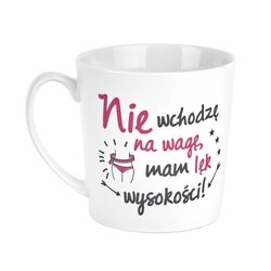 Kubek porcelanowy NBC BGtech Crazy girl nie wchodzę 480 ml