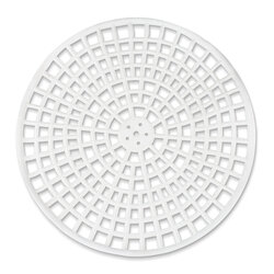 Mata do zlewu okrągła Hega 34 cm biała
