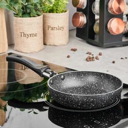 Patelnia marmurkowa non-stick Tadar Marmara Black 14 cm bez indukcji