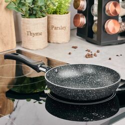 Patelnia marmurkowa non-stick Tadar Marmara Black 16 cm bez indukcji