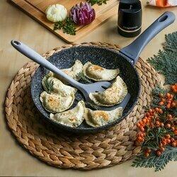 Patelnia na indukcję granitowa Konighoffer Multi Grey 20 cm