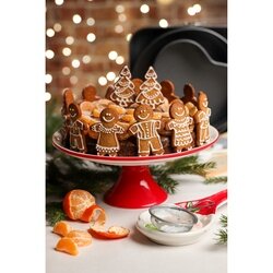Patera na ciasto ceramiczna bożonarodzeniowa Tadar Christmas 27,2 x 11 cm