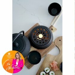 Podgrzewacz żeliwny do dzbanka Konighoffer Hanako czarny