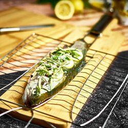 Ruszt do grillowania ryb Tadar BBQ 28 x 28 x 63 cm