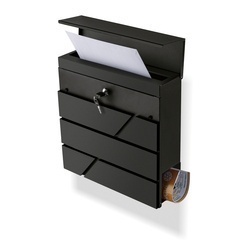 Skrzynka na listy Tadar Remo 37 x 37 x 11 cm ciemnoszara