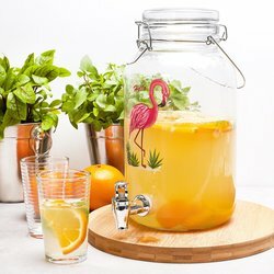 Słoik z kranikiem Tadar Flamingos 4000 ml